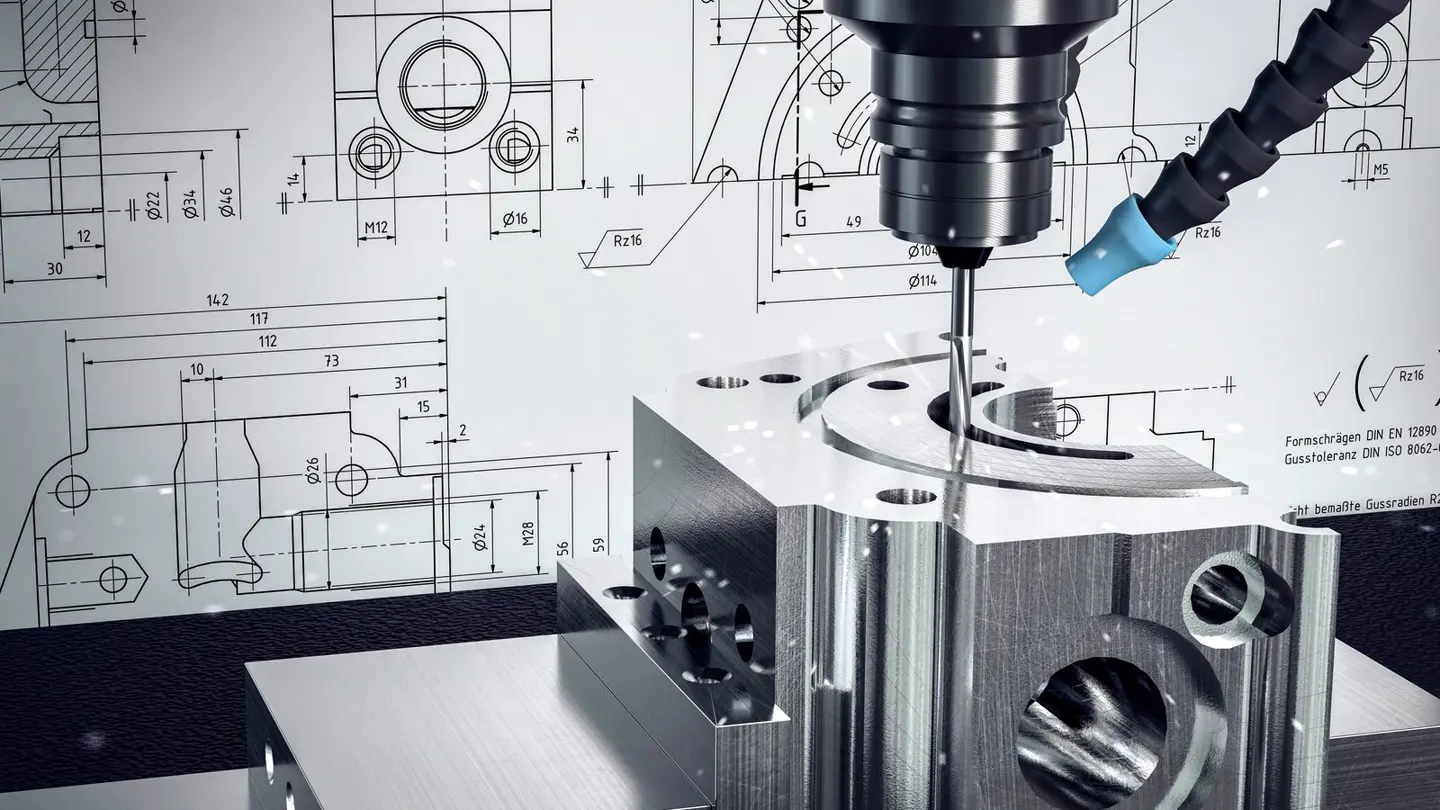 Custom machined metal components