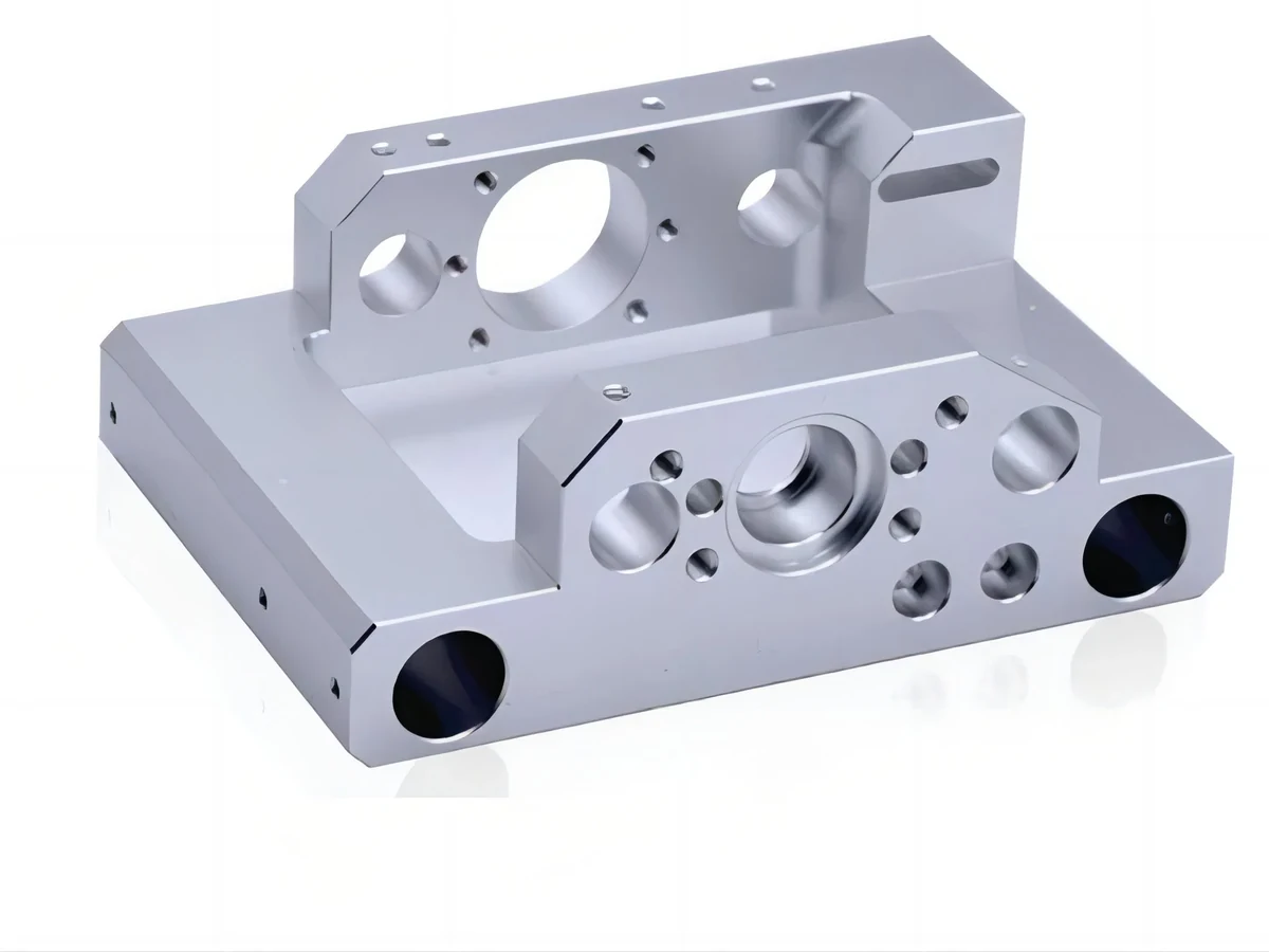 CNC-machined aluminum components