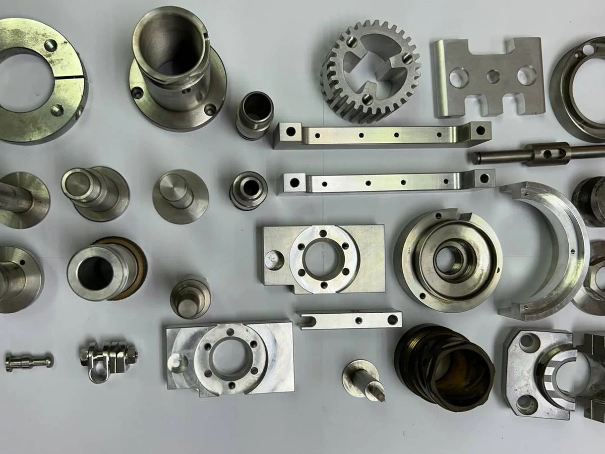 CNC-machined steel components